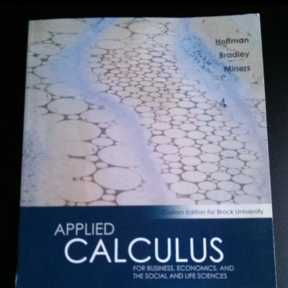 Applied Calculus: For Business, Economics, the Social & Life Sciences, Paperback